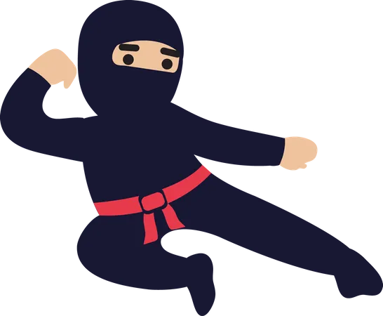 Ninja Warrior  Illustration