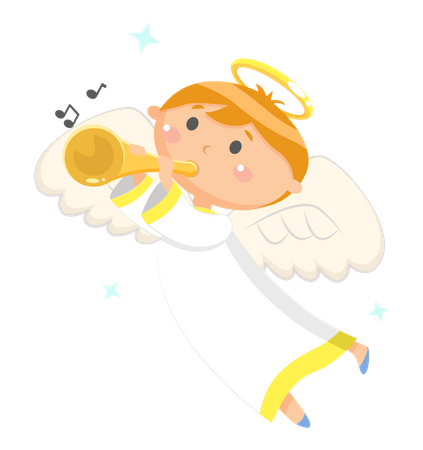 Niño ángel  Ilustración