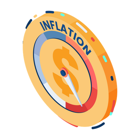 Niveau d'inflation élevé  Illustration