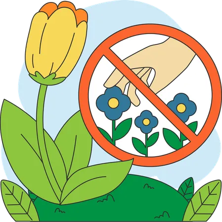 No arranques flores  Illustration