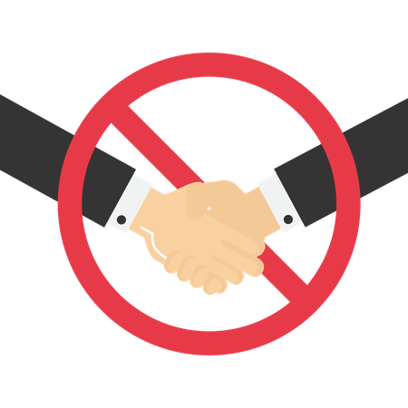 No business partnership  Illustration