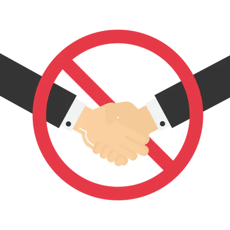 No business partnership  Illustration