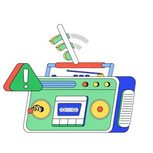 No connection in Radio