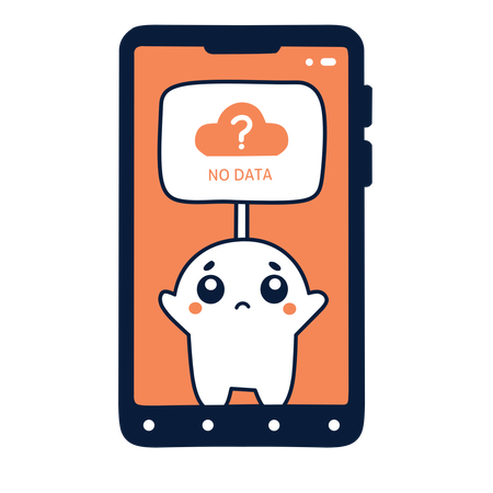 No data  Illustration