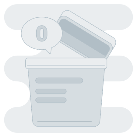 No data in bin  Illustration