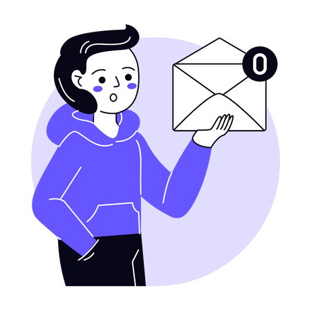 No Email  Illustration