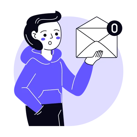 No Email  Illustration