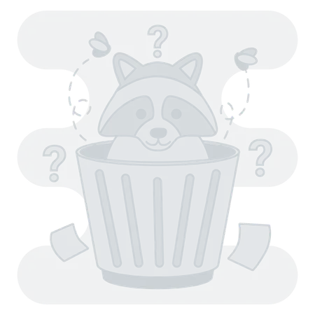 No file in bin  Illustration