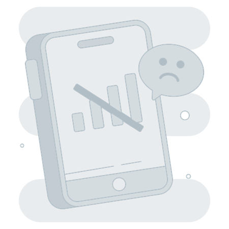 No Internet Connection  Illustration