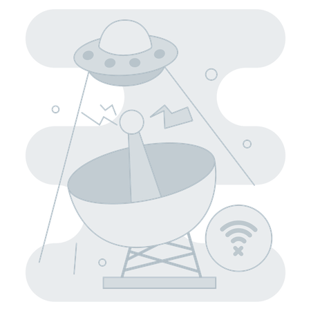 No Internet Connection  Illustration