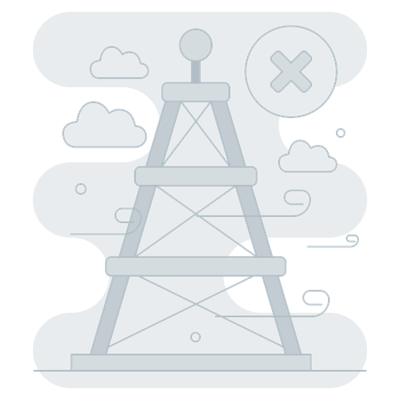 No Internet Connection  Illustration