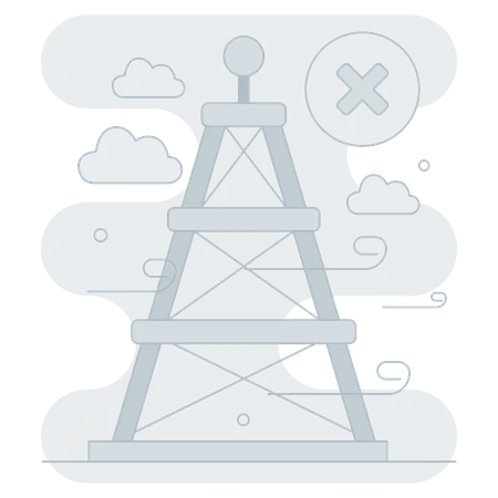 No Internet Connection  Illustration