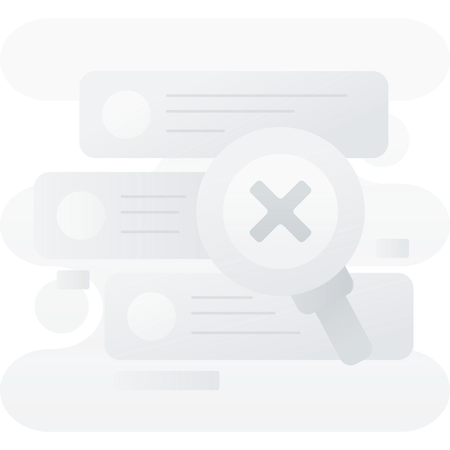 No message found  Illustration