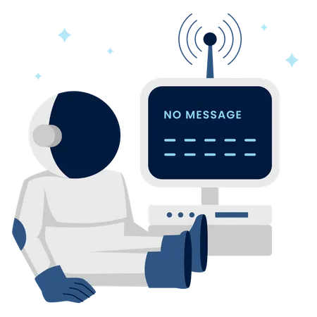 No Message  Illustration