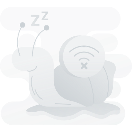 No network  Illustration