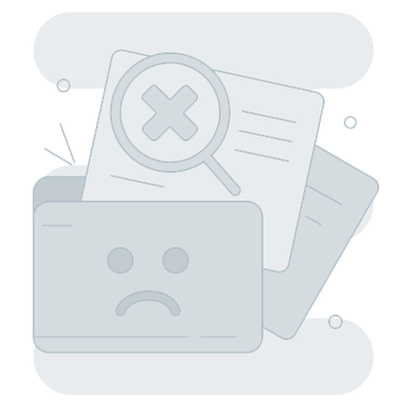 No Result Found  Illustration