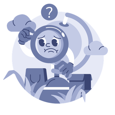 No Search Result  Illustration