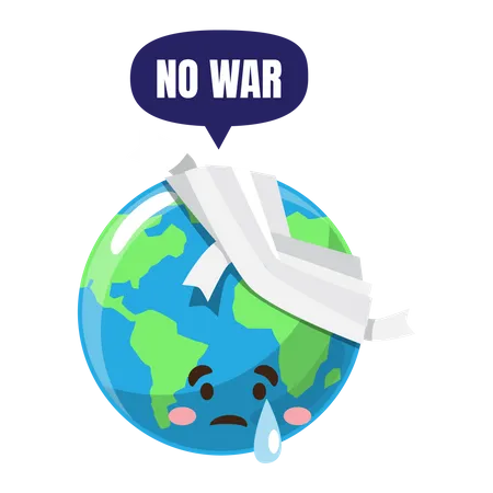 No war Illustration
