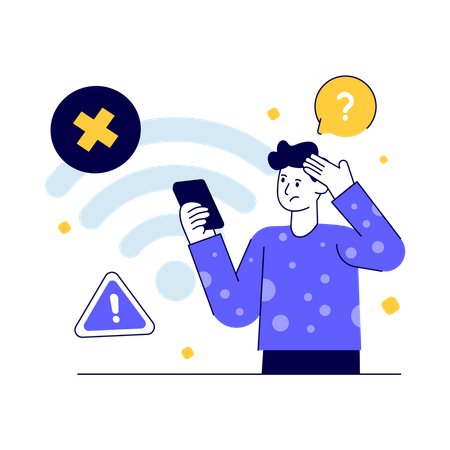 No Wifi  Illustration