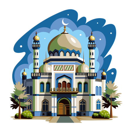 Noble Mosque  Illustration