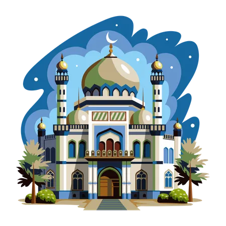 Noble Mosque  Illustration