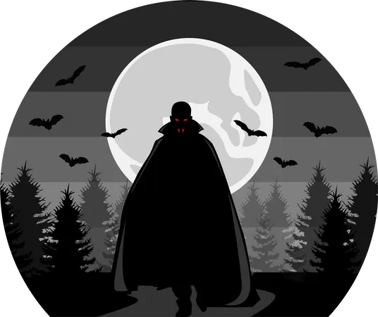 Noite de Halloween  Ilustração