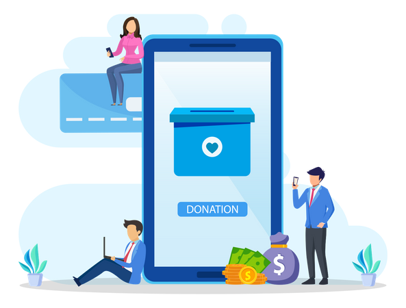 Nonprofit Support  일러스트레이션