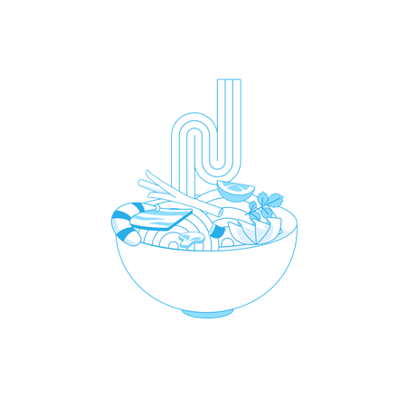 Noodle  Illustration