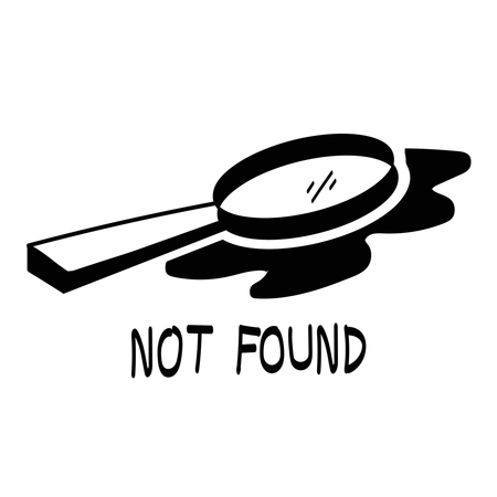 Not found  Illustration