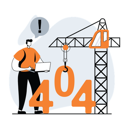 Not Found  Illustration