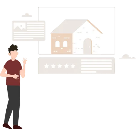 Évaluation immobilière en ligne  Illustration