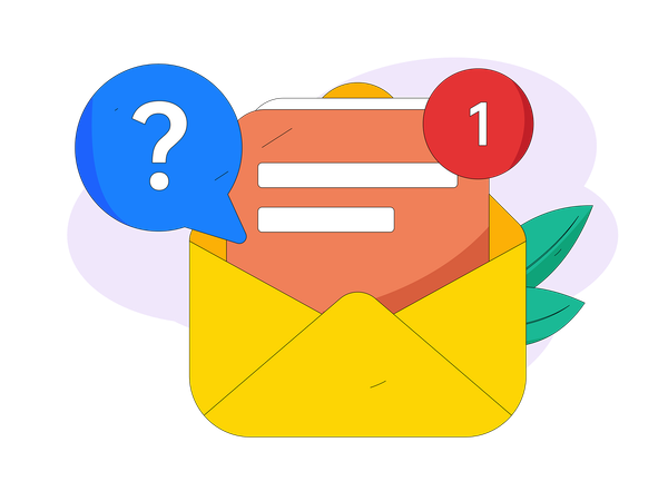 Notificação de Email  Ilustração