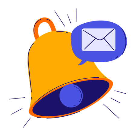 Notification Message  Illustration