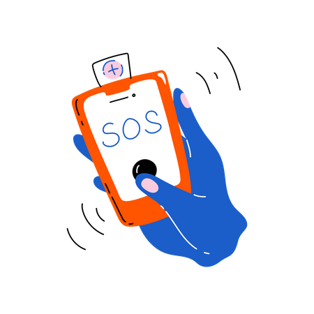 Notruf  Illustration