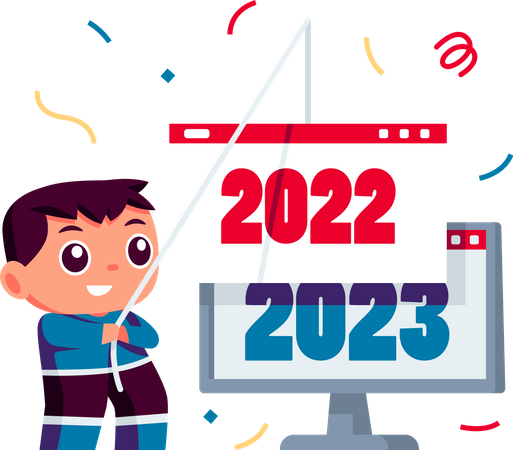 Nouvel An 2023  Illustration