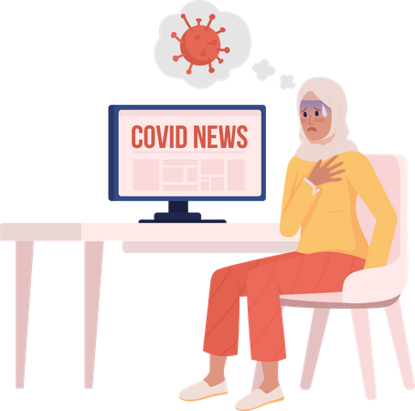 Nouvelle variante de covid  Illustration