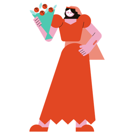 Novia muerta  Ilustración