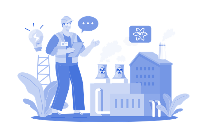 Nuclear Engineer  Illustration