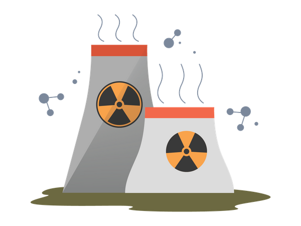 Nuclear power plant  Illustration