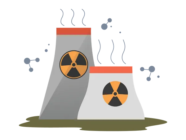 Nuclear power plant  Illustration