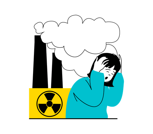 Nuclear waste  Illustration