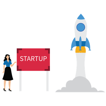 Puesta en marcha de un nuevo proyecto empresarial  Ilustración