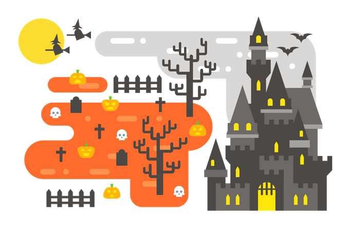 La nuit d'Halloween  Illustration