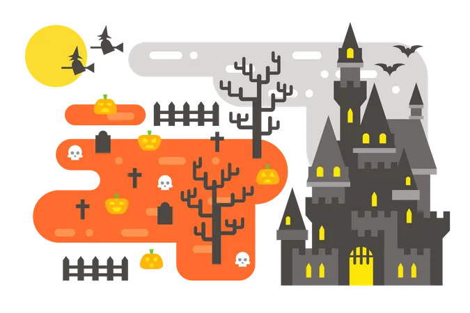 La nuit d'Halloween  Illustration