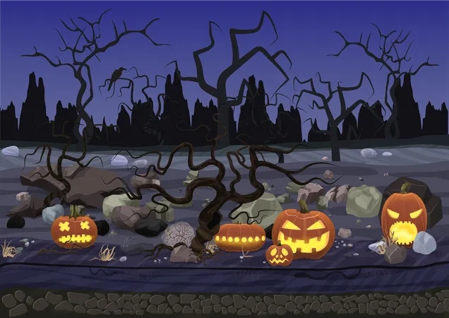La nuit d'Halloween  Illustration