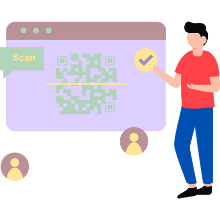 Analyse de la page Web terminée  Illustration