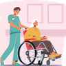 free nurse with patient illustrations