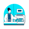 hospital equipment illustration free download