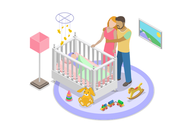 Nursery Room  Illustration