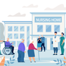 illustration nursing home